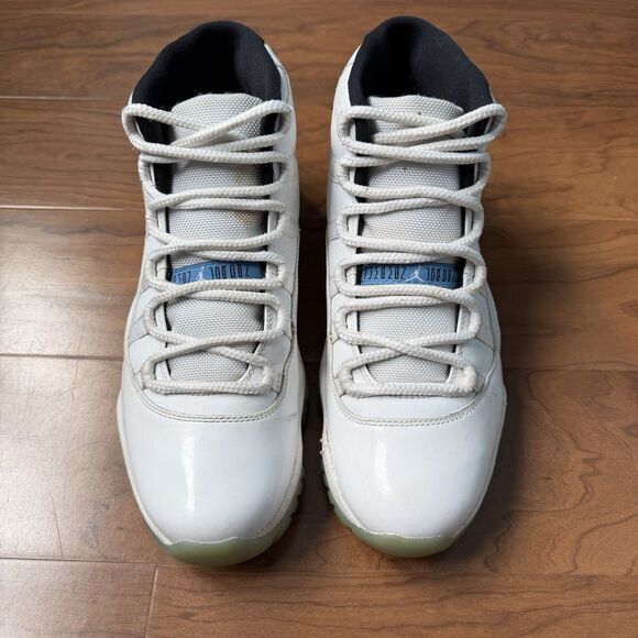 Nike Air Jordan 11 Retro Legend Blue Columbia 2014 White Blue 378037-117 Sz 9.5 main image 9